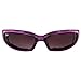 Pacific Coast Chix Rally Grey Gradient/Purple Padded Motorcycle Glasses