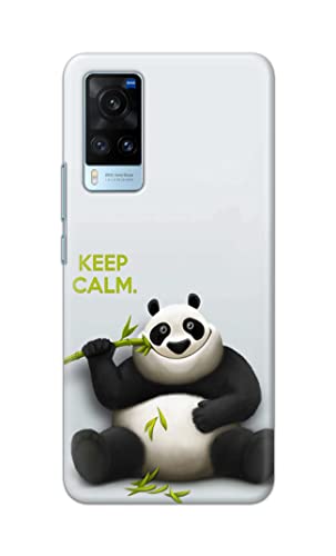 Image of PRINTFIDAA� Printed Hard Back Cover Case for Vivo X60 Back Cover (Cartoon Panda) -2808