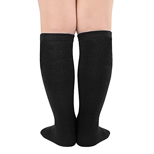 Zando Toddler Soccer Socks Boys Girls Knee High Striped Tube Socks Kids School Uniform Dress Socks Athletic Long Socks2