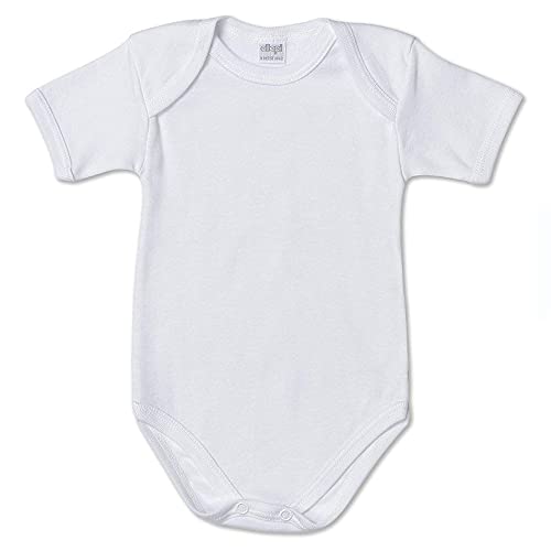 Body manica corta con apertura americana in morbido e caldo cotone, assicura un 'ottima protezione senza irritare la pelle del bambino, realizzato con una cura particolare nei dettagli e nei materiali certificati OEKO-TEX standard 100. Confezione da 3 pezzi. Composizione 100% cotone