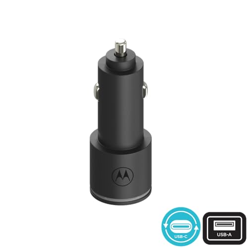 Motorola, Carregador Veicular Turbo Power™ 45W, Porta USB-A e USB-C