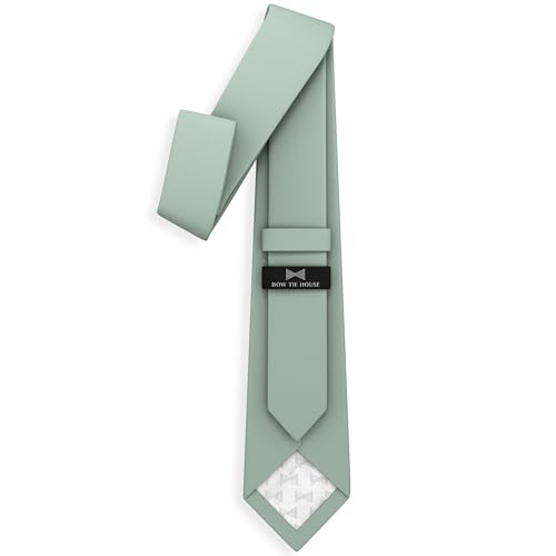 Image of Men's Oxford Matt Neckties Solid Color for Adults Tuxedo Classic Design, by Bow Tie Hosue