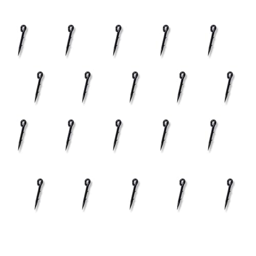 20 piezas de cebo de metal picos para pesca de carpas anzuelos Stings comprar pluma picos de metal anzuelos de pesca para cebos