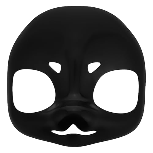 Máscara de cosplay de animal negra para disfraz y eventos temáticos