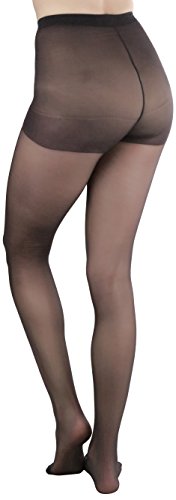Image of ToBeInStyle Women's Control Top Sheer Footed Pantyhose Hosiery Tights Stockings