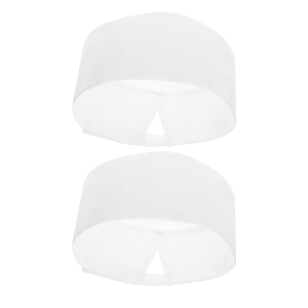 Operitacx 10 Pezzi Cappello da Chef Unisex Bianco in Cotone e Poliestere