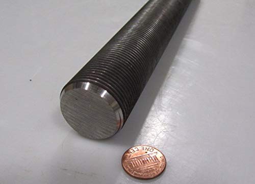 Grade B7 Steel Fully Threaded Round Rod, 1-1/4"-12 Diameter x 36.00" Length, 1 Pc.