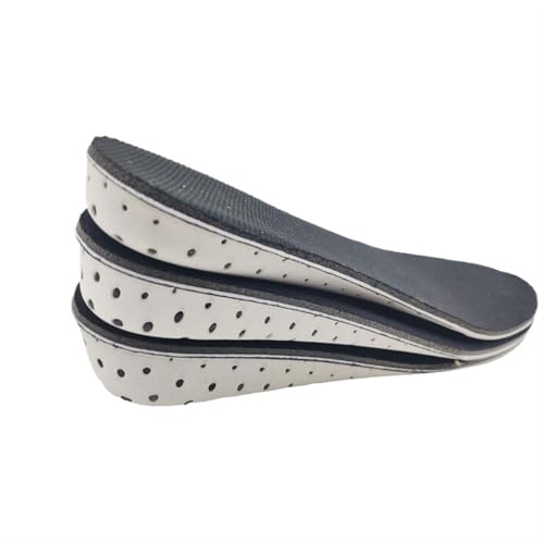 Plantillas Elevadoras Plantilla for aumento de altura, 1 par de insertos de elevación de talón de espuma viscoelástica dura y transpirable, elevadores de zapatos, plantillas elevadoras for Unisex(Full