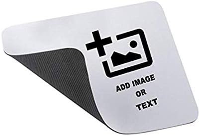 Customized/Personalized On Rubber Base Mat Finish Mouse Pad for PC/Laptop - (Your Own Logo, Text Or Photo)