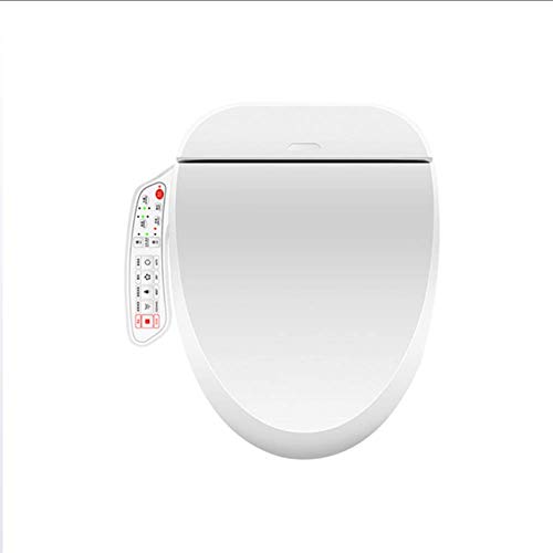 Elektrisches Bidet Intelligenter Toilettensitz mit seitlichem Bedienfeld Absenkautomatik Nachtlicht Sofortige Erwärmung Waschen Trocknen,47.5cm