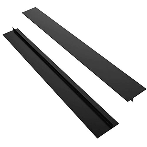 Küchenherd Gap Cover, 2 Stück Küche Silikon Gap Cover, Herd Spaltabdeckung, Wide Gap Cover, Hitzebeständige Spaltabdeckung, Lückenabdeckung, Sanft, Einfach Säubern, Spritzfest, Ofen, Trockner, 25 Inch Cover