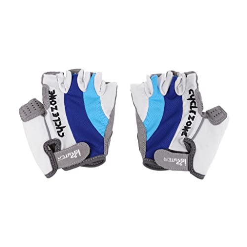 Image of HEAVENGLOW Sweat Wiping Breathable Anti-Slip Shockproof Mountain Bike Cycling Sportswear Half Finger Gloves Pair XL|1 Pair of Cycling Gloves Sporting Goods | Cycling | Cycling Clothing | Gloves