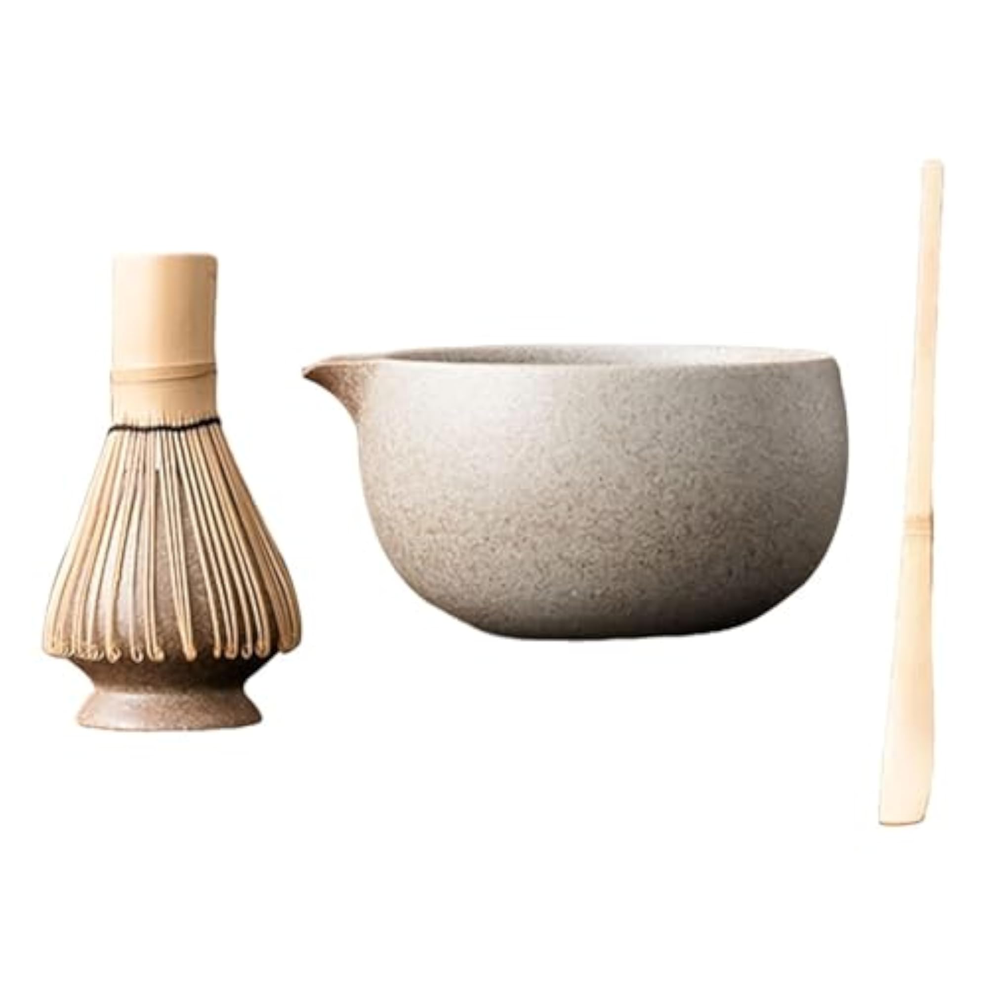 Matcha Set for Tea Lovers, Bamboo Whisk and Bowl