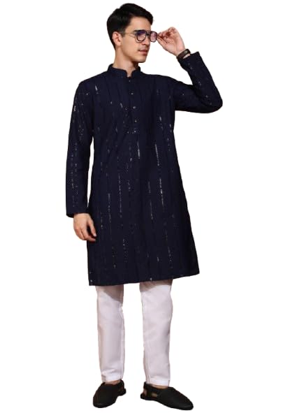 Embroidered Straight Kurtas-image-24