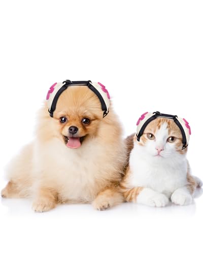 Ninuo Calming Earmuffs for Cats and Small Dogs - for Anxiety...