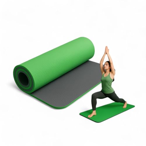 Tapete de Yoga Dupla Camada EVA 6mm Antiderrapante Pilates Fitnes...