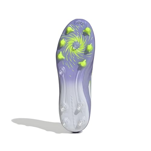 adidas Damen F50 SPARKFUSION League W Mid Firm Artificial Ground Football Boots Fußballschuhe, Violet Tone/Lucid Lemon/Purple Rush, 40 EU