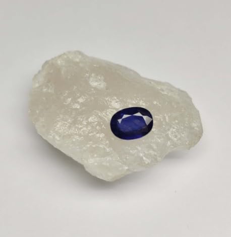 Miniatura 4 de Blue Sapphire Natural Gemstones Cut Stone Sapphire Healing Crystals, Oval Energy Stone, Jewelry Making Birthstone Blue Crystals Assorted Loose