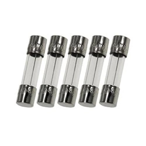 Fusibles 250 V F1A miniatures boîtier transparent pour réparation électronique domestique