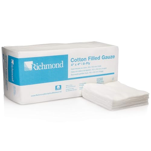 Richmond 300637 MultiPly Non Woven Sponges, 8 Poly/Rayon, Non-Sterile, 2