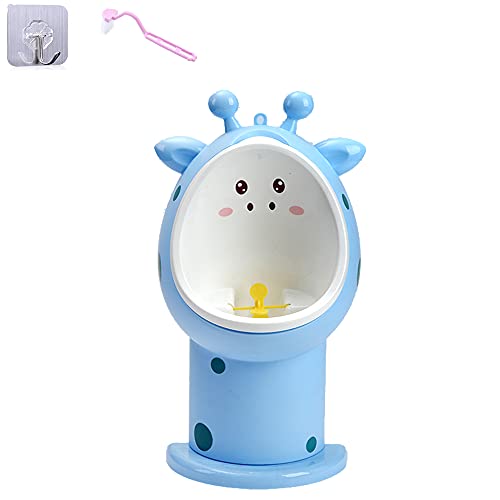 MCSWSEEおまる 便器トイレトレーニング 小便器 吸盤式 分離式 自立式 取り外し可能 取り付け簡単 男の子用 キリン型
