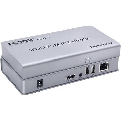 Extensor IP HDMI KVM de 200M Cover