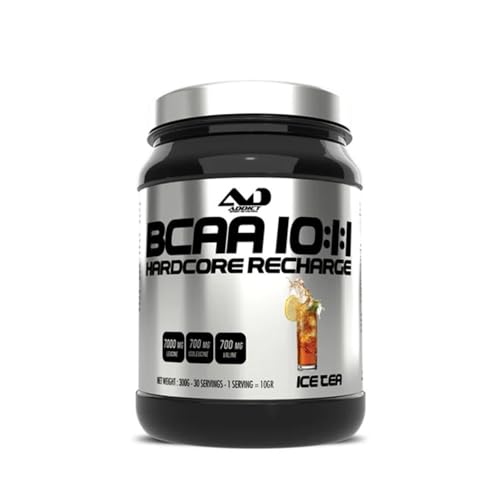 Addict Sport Nutrition - Recarga Hardcore Bcaa 10:1:1 (300g) - BCAA - Mejora la recuperación muscular - Frambuesa limón