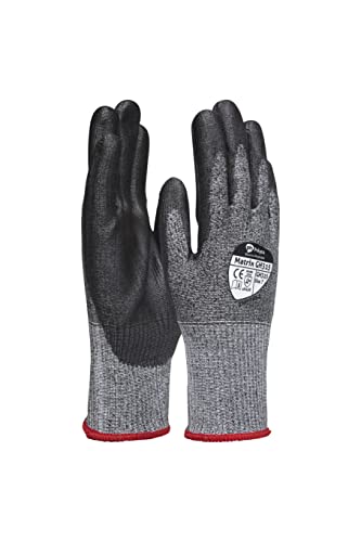 Polyco GH315 Matrix PU 5 Palm Coated Gloves Cut Resistant Size 7