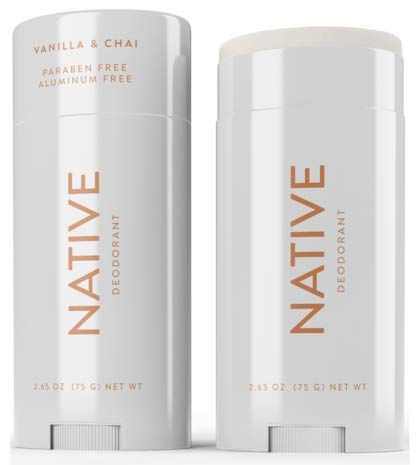 Native Deodorant - Natural Deodorant for Women and Men - Vegan, Gluten Free, Cruelty Free - Aluminum Free, Free of Parabens & Sulfates - Vanilla & Chai (Sensitive Formula)