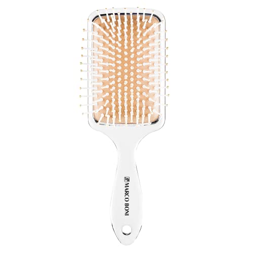 Escova Uso Diario Raquete Medio Diamond, 7676, Marco Boni, Transparente, 1 Unidade.