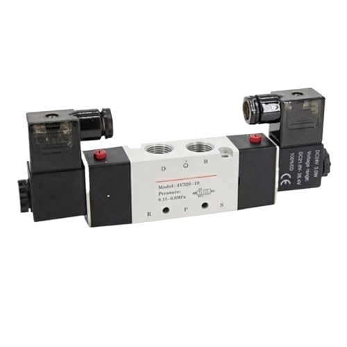 Vanne 4V320-10 DC24V à double solénoïde pour débit stable