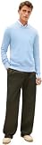 Tommy Hilfiger Men’s Jumper Essential Structure Crew Neck Regular Fit, Blue (Vessel Blue Heather), XL - 5