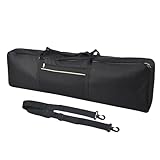 Design rempli avec un tissu en coton à l'intérieur et deux pièces de caoutchouc au fond pour protéger votre piano électronique des chocs pendant le transport