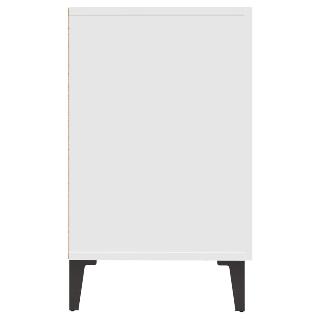Credenza,Mobiletto Multiuso Madie moderne soggiorno Con scomparti Per Sala da Pranzo Salotto Corridoio Cucina Bianca 100x36x60 cm in Legno Multistrato