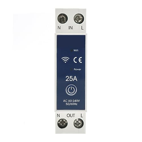Disjoncteur intelligent WiFi Tuya relais de temps et compteur KWh Smart Life commande vocale PT-J