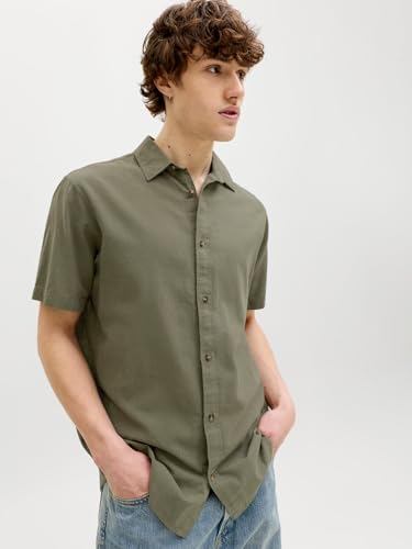 Jjesummer Linen Blend Shirt S/S Sn – Ansicht 6