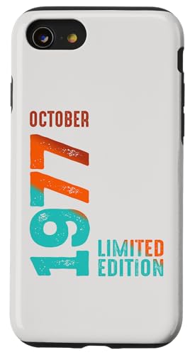 Octobre 1977 Édition limitée Anniversaire Coque pour iPhone SE (2020) / 7 / 8