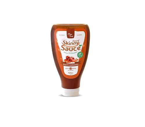 CleanFoods 1 Kalorie Dessertsoße I salty caramel geschmack I 425ml I salzige karamell dessert sauce I weniger als 1 kcal pro portion (5g) I vegan