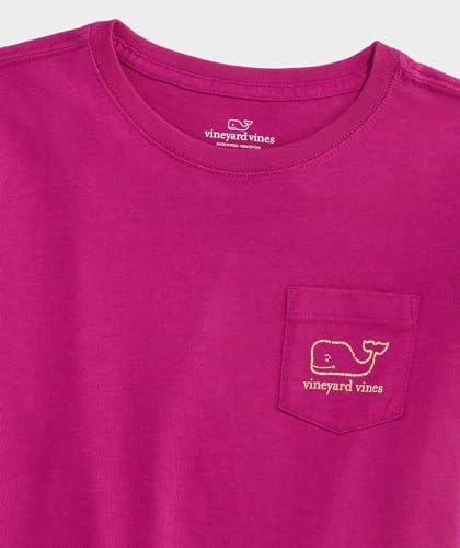 Image of vineyard vines Girls' Vintage Whale Short-Sleeve Pocket Tee