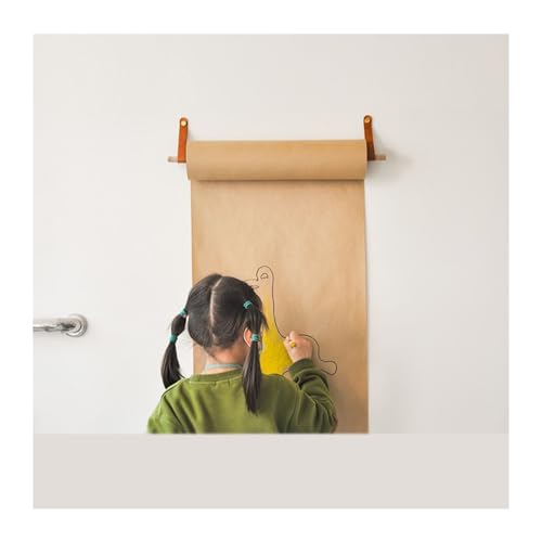 QHZYMX Dispensador De Pergamino Pared Dispensador De Papel Kraft, 45 X 64 Cm, Soporte para Papel De Estraza, Incluye Rollo De Papel Marrón O Blanco De 50 Metros De Largo(White,Width 45cm/17.7in) QHZYMX Dispensador De Pergamino Pared Dispensador De Papel Kraft, 45 X 64 Cm, Soporte para Papel De Estraza, Incluye Rollo De Papel Marrón O Blanco De 50 Metros De Largo(White,Width 45cm/17.7in)