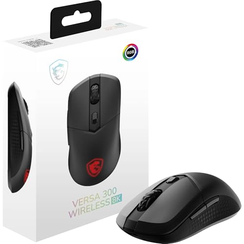 MSI Versa 300 Wireless 8K Souris Gaming Optique sans-Fil/Filaire