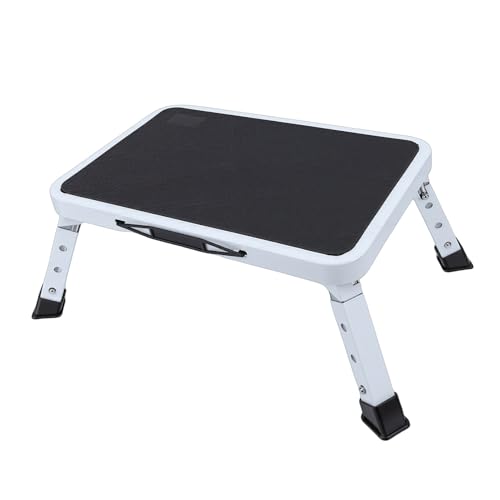 Taburete con escalón ajustable de 3 niveles y alta capacidad de carga de 150 kg 8