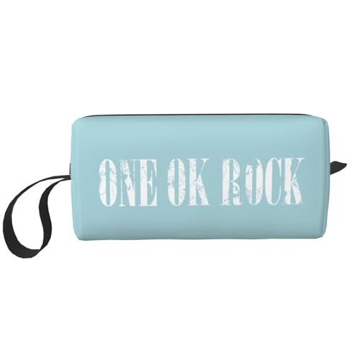 one ok rock 収納袋 化粧品収納 化粧品袋 化粧品ケース 筆箱 文具収納 旅行用収納袋 化粧ブラシ収納 大容量 ジッパートラベルバッグ 多機能 小型 ポータブル 旅行