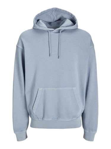 Sweatshirt à capuche Jack & Jones Jjecharge Faded finition premium Iceberg Green XXL