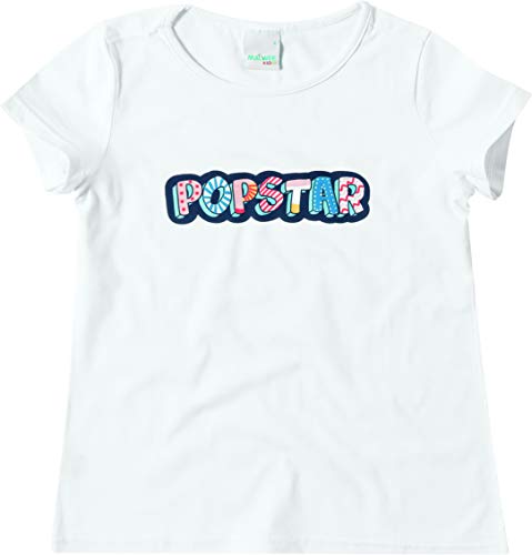 Blusa Estampada em malha uv, Malwee Kids, Meninas, Branco, 12