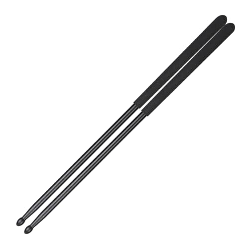Head Drumsticks Nonslip Texture, Weight Distribution Aluminum Alloy Percussion Tool Music Drum Sticks Antislip Texture