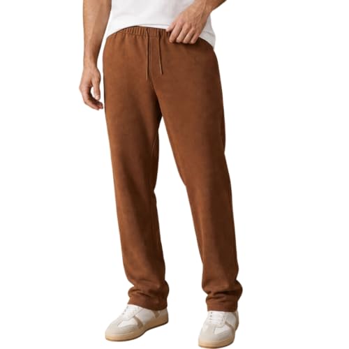 Image of Nobero Joggers for Men | Solid Trackpants for Men | Regular Fit | Elasticated Waist with Drawcord | Soft & Breathable Fabric | Casual Everyday Wear