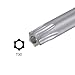 HARFINGTON 2pcs T30 Tamper Proof Torx Star Key Bit Wrench L Shape 5.31