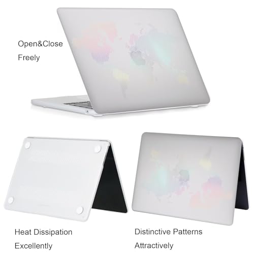 Funda MacBook Air 13 M4 carcasa rígida A3240 protector pantalla teclado 4