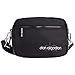DON ALGODON Bolso Bandolera para Mujer, Negro, 22 x 8 x 16 cm
